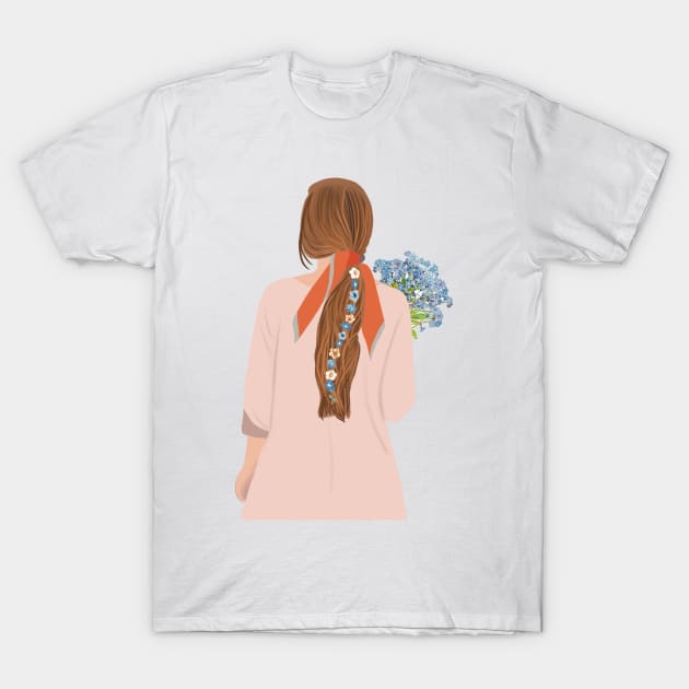 Spring girl T-Shirt by piscoletters